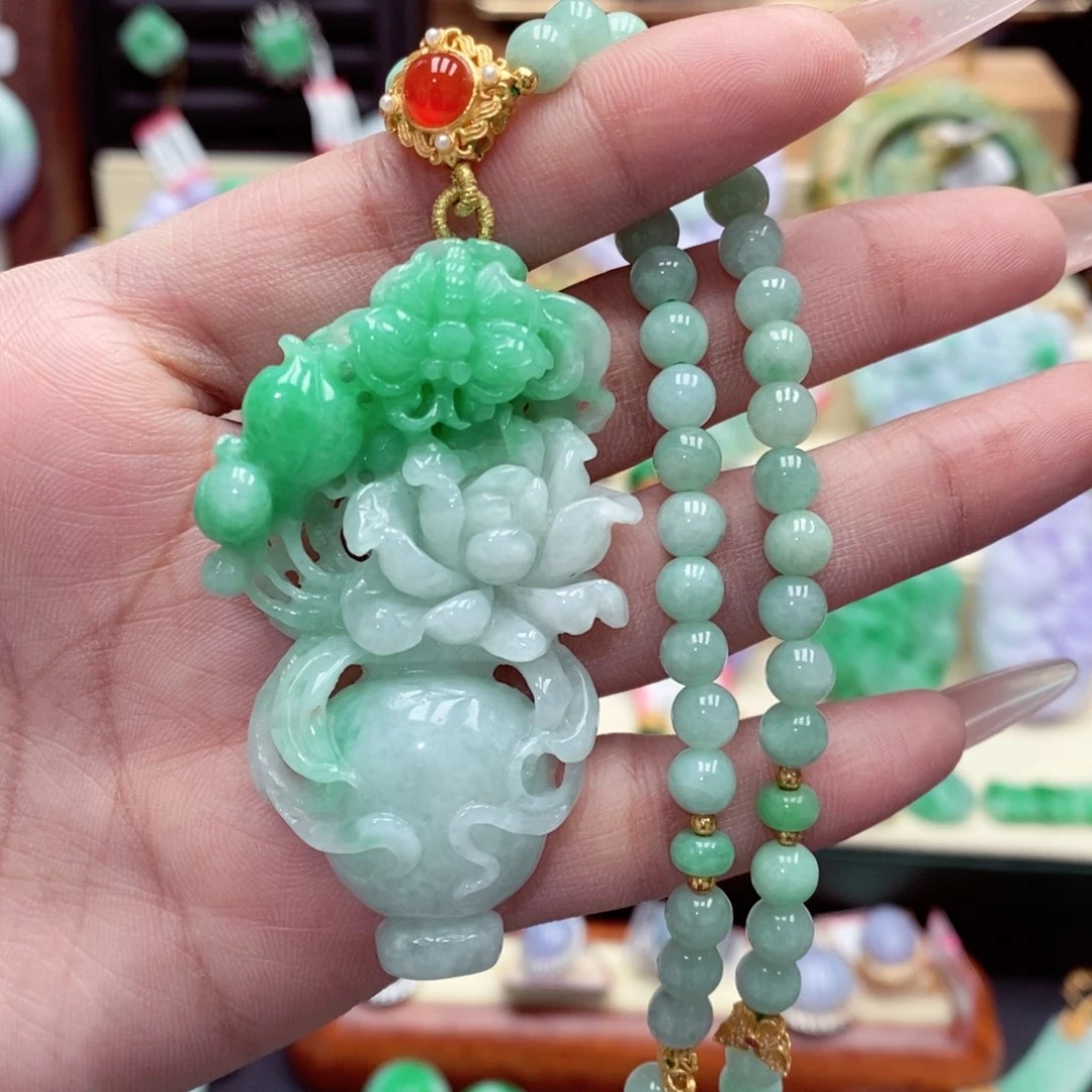 颈饰未镶嵌翡翠翡翠吊坠