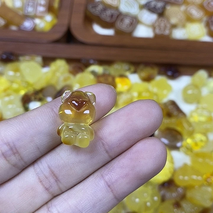 吊坠橄榄核小熊46