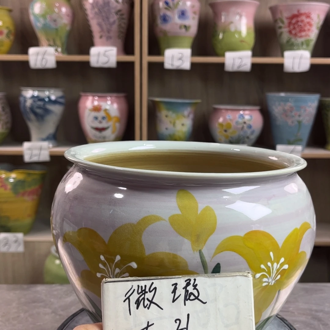 景德镇陶瓷花盆花盆