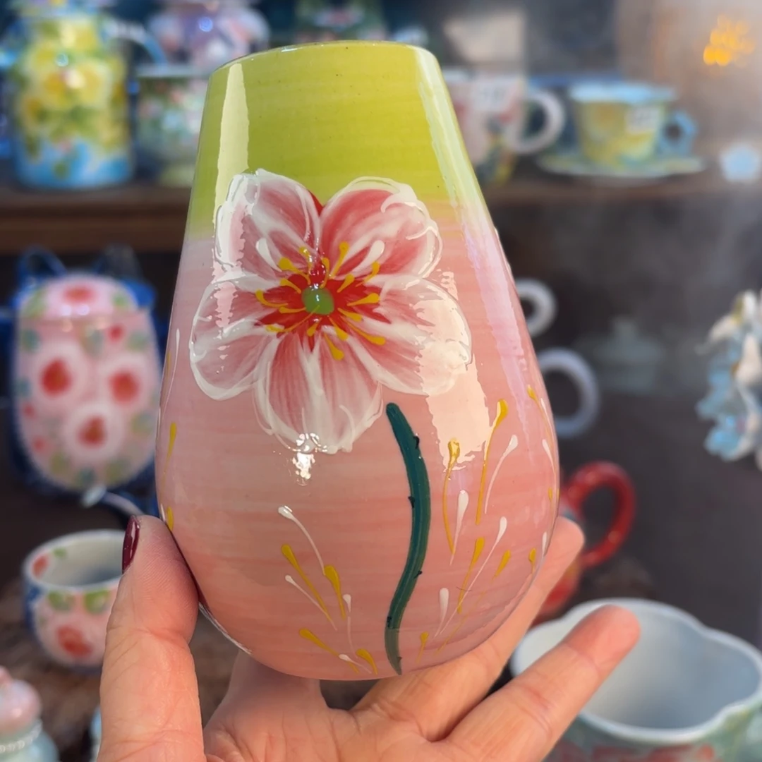 景德镇手绘高温釉下彩陶瓷茶具