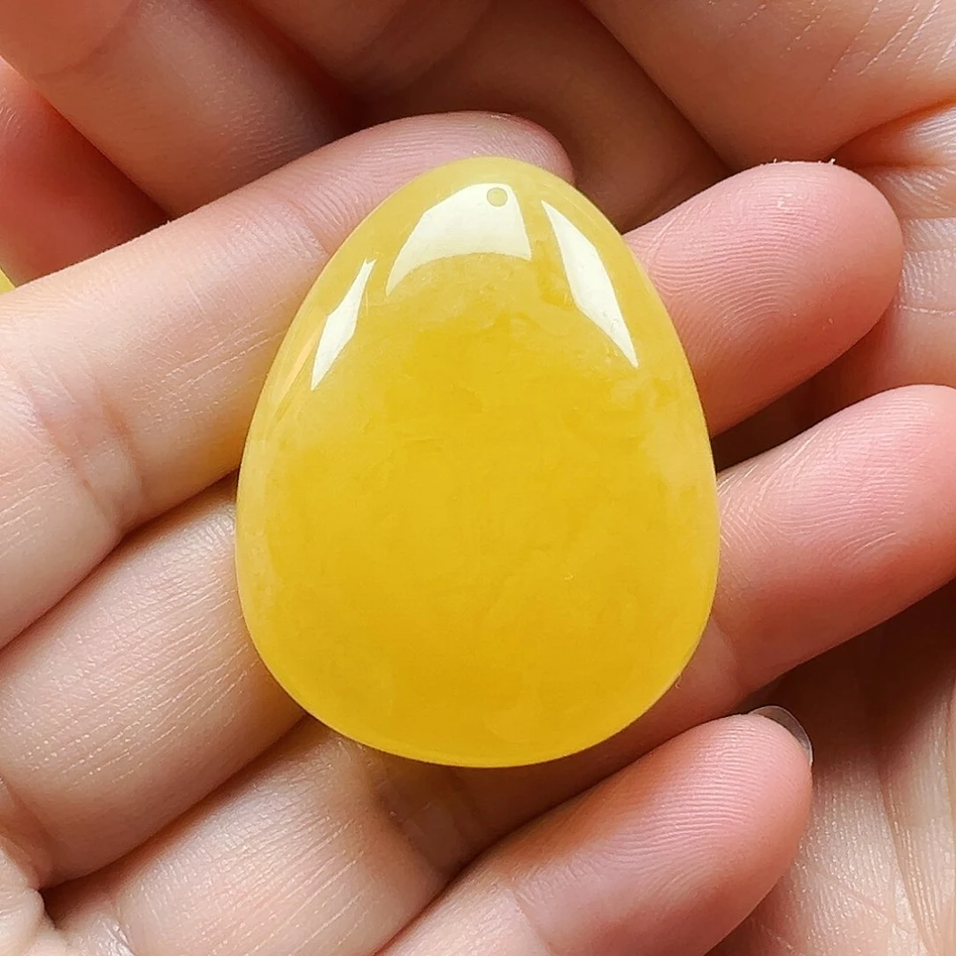 蜜蜡未镶嵌珠宝奇石蜜蜡水滴挂坠