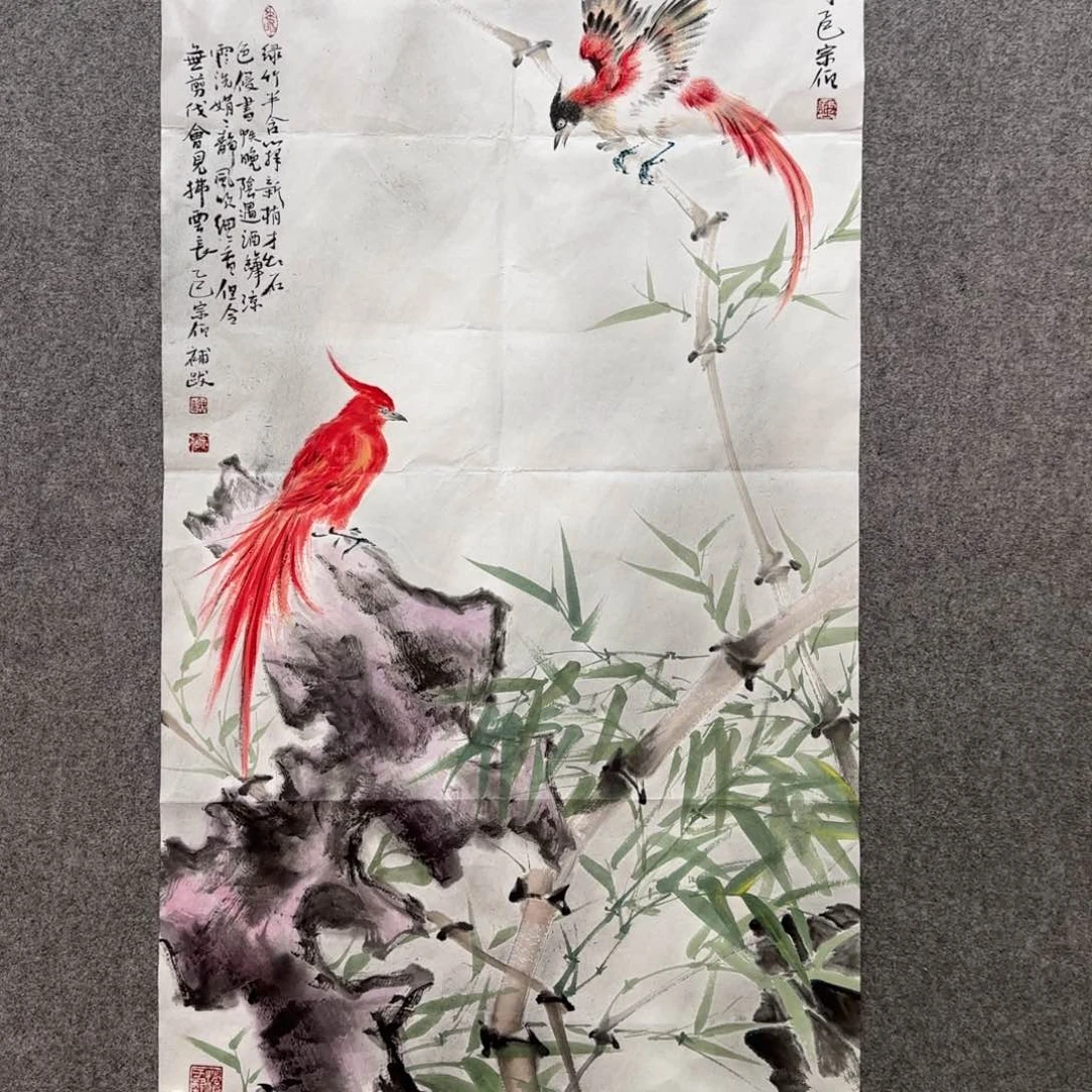 国画谢宗伯老师手绘作品