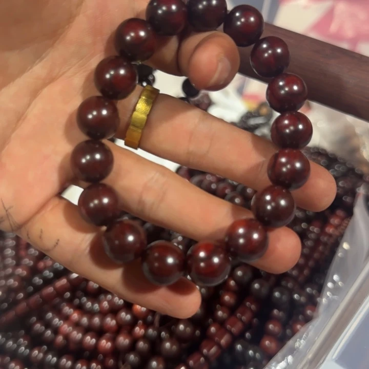 木印度小叶紫檀佛珠