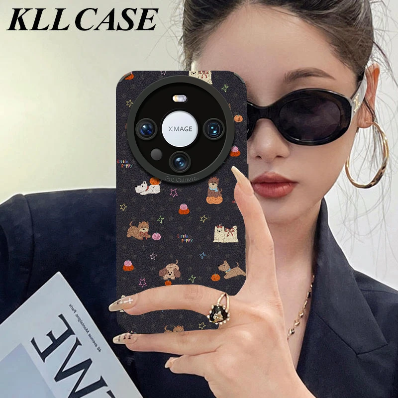 卡通软壳适用华为mate80手机壳pura80新款70小羊皮硅胶60防摔开学