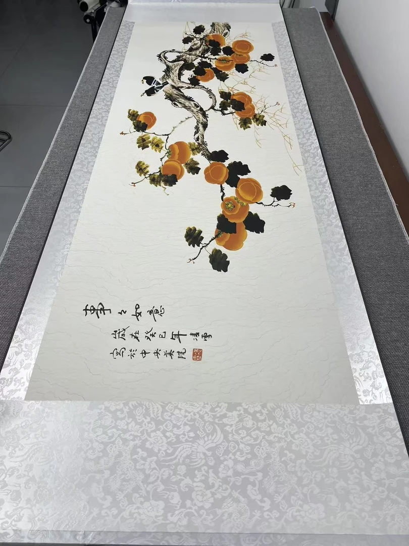 横幅《事事如意》180*60卷轴画