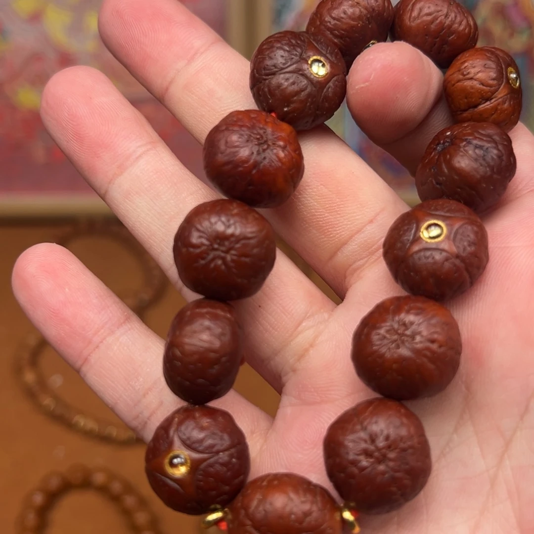 赵***河凤眼菩提吊坠14尺寸麒麟眼