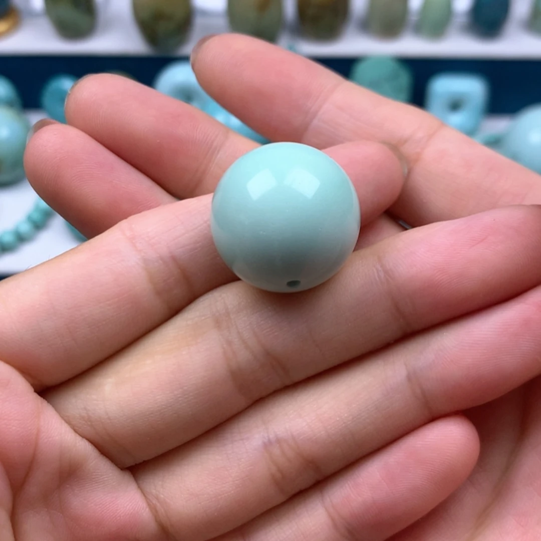 【闪购商品】未镶嵌绿松石珠宝奇石奔***牛