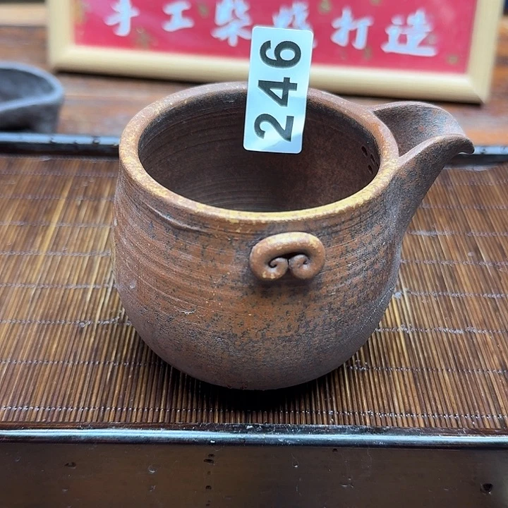 纯手工制作粗陶茶具