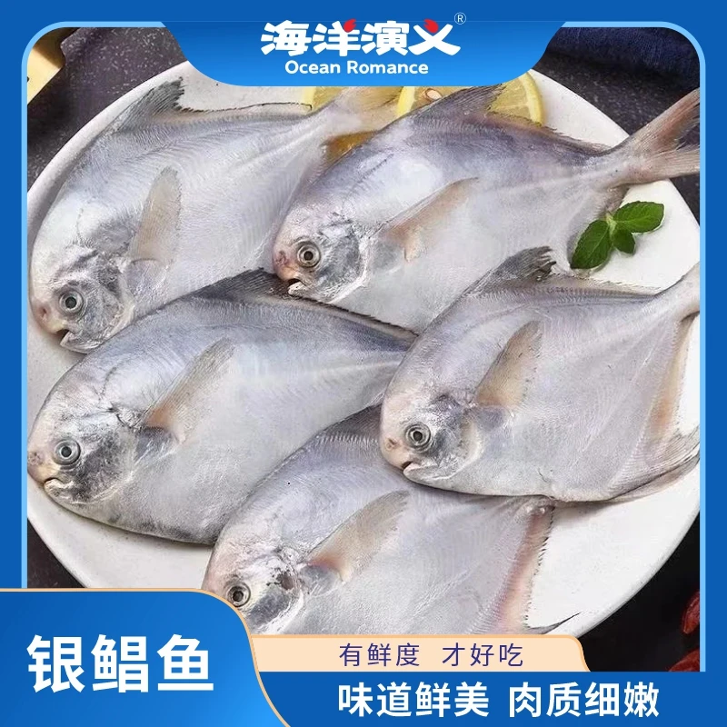 【精选】海洋演义 银鲳鱼 400g/包*6包
