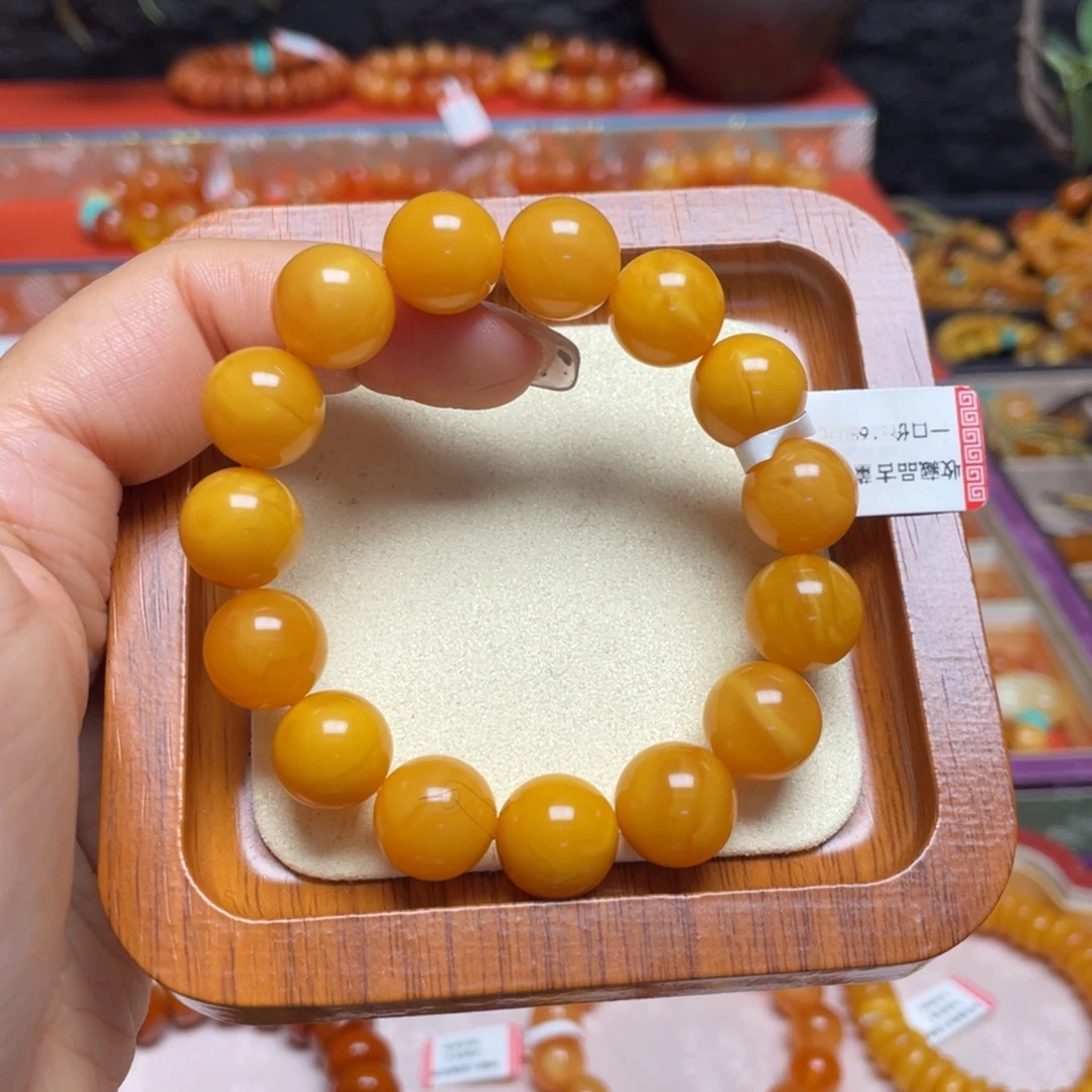 蜜蜡未镶嵌手链手串