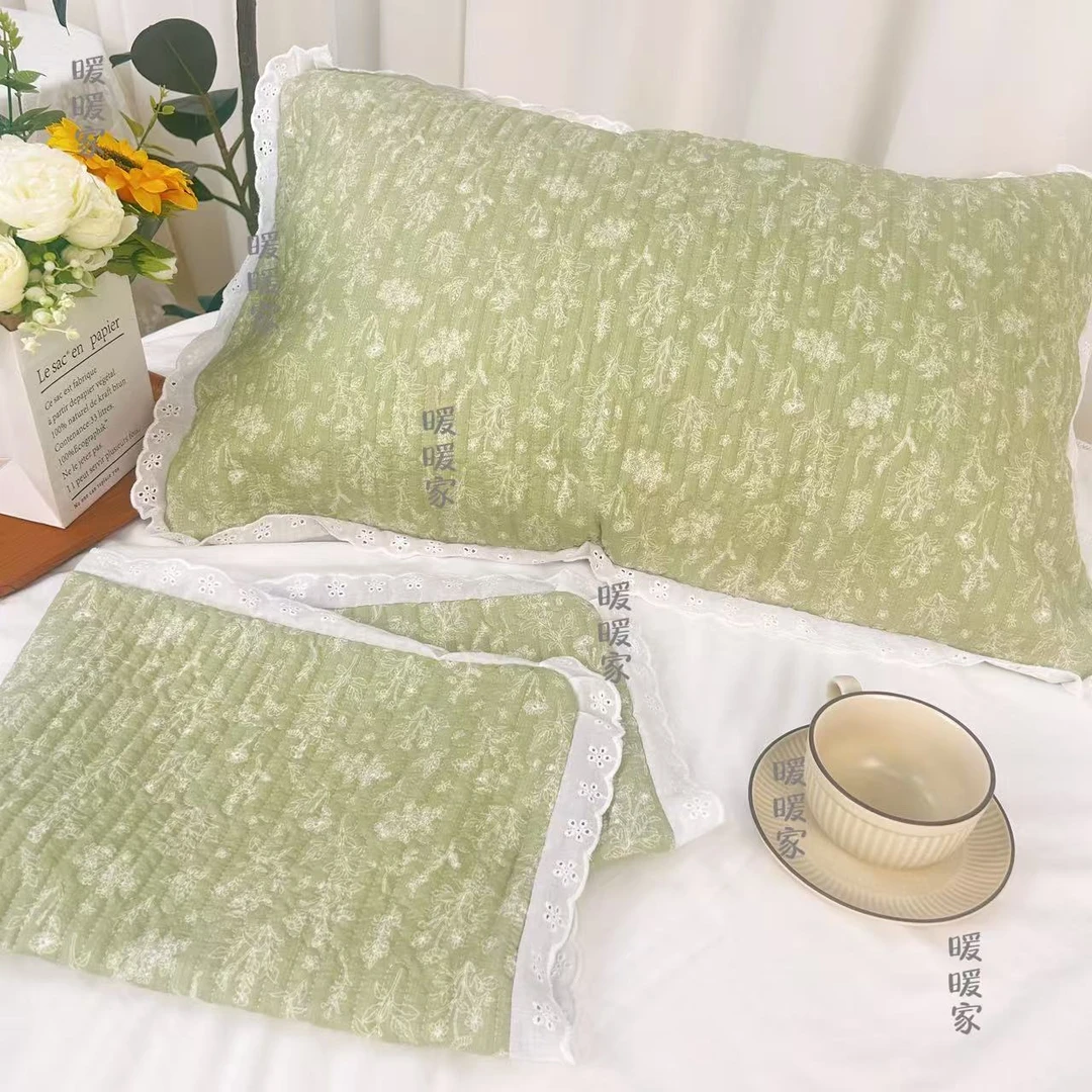 （夏茵）一对装50*75简约舒适柔软亲肤枕套