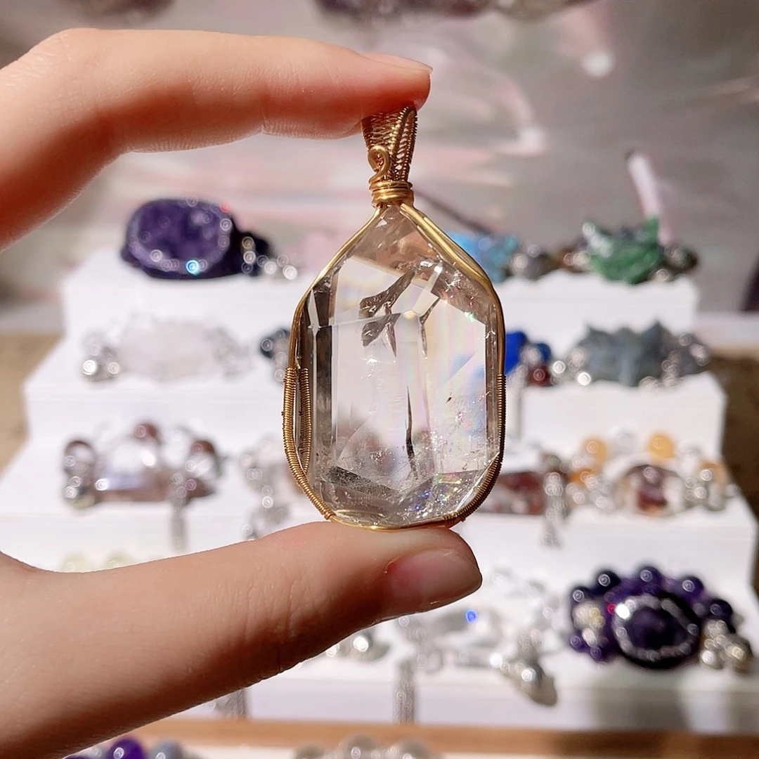 还***凉合金手串水晶水晶吊坠