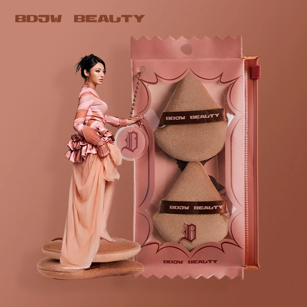 【BDJW双生面具系列】精准定位三角粉扑缩鼻翼神装0感亲肤填孔粉扑