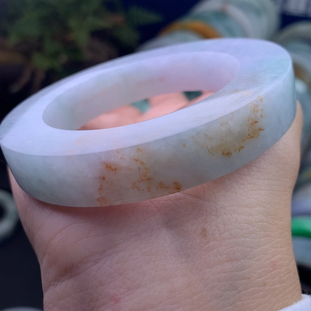 定制翡翠未镶嵌手镯不退不换