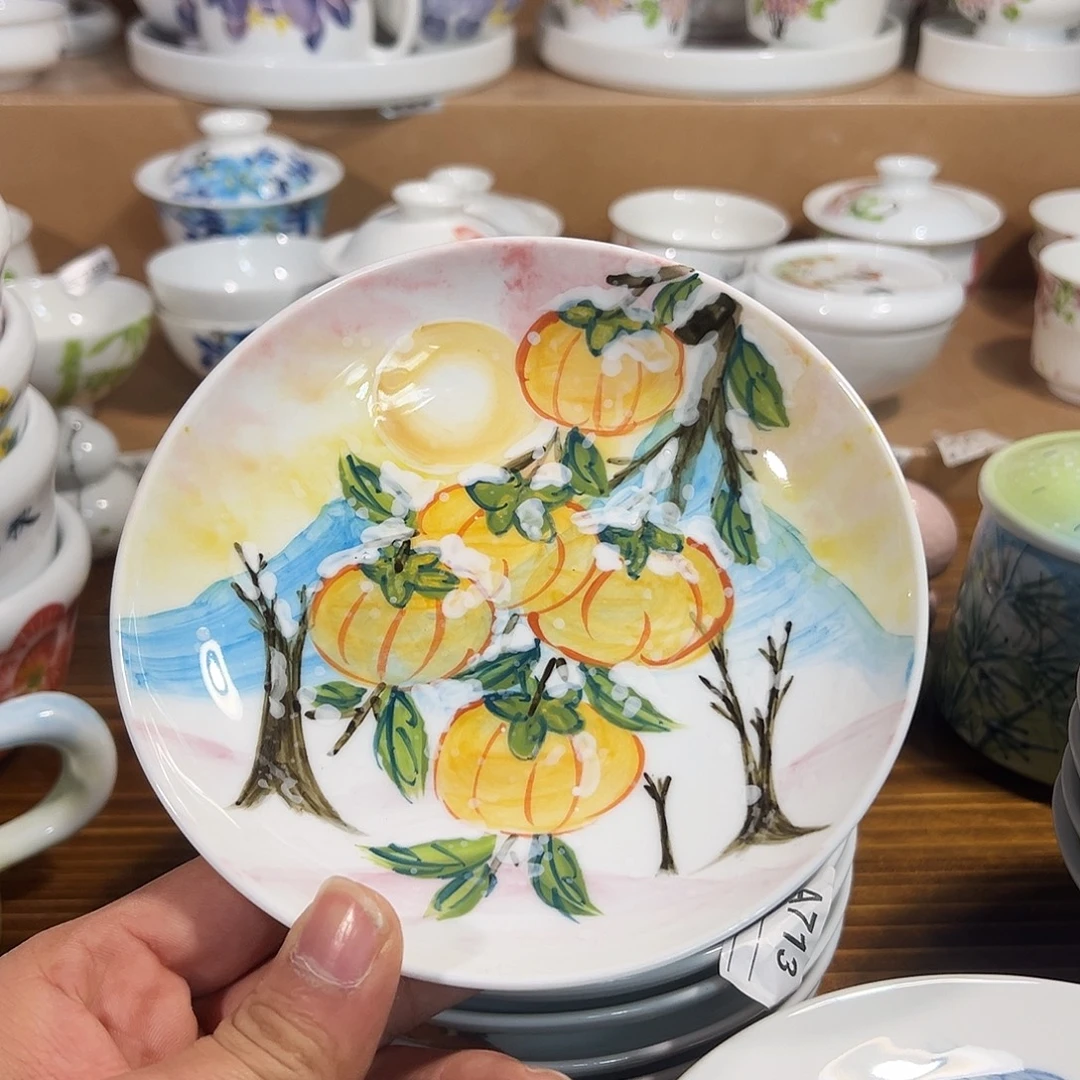 陶瓷景德镇手工陶瓷6寸