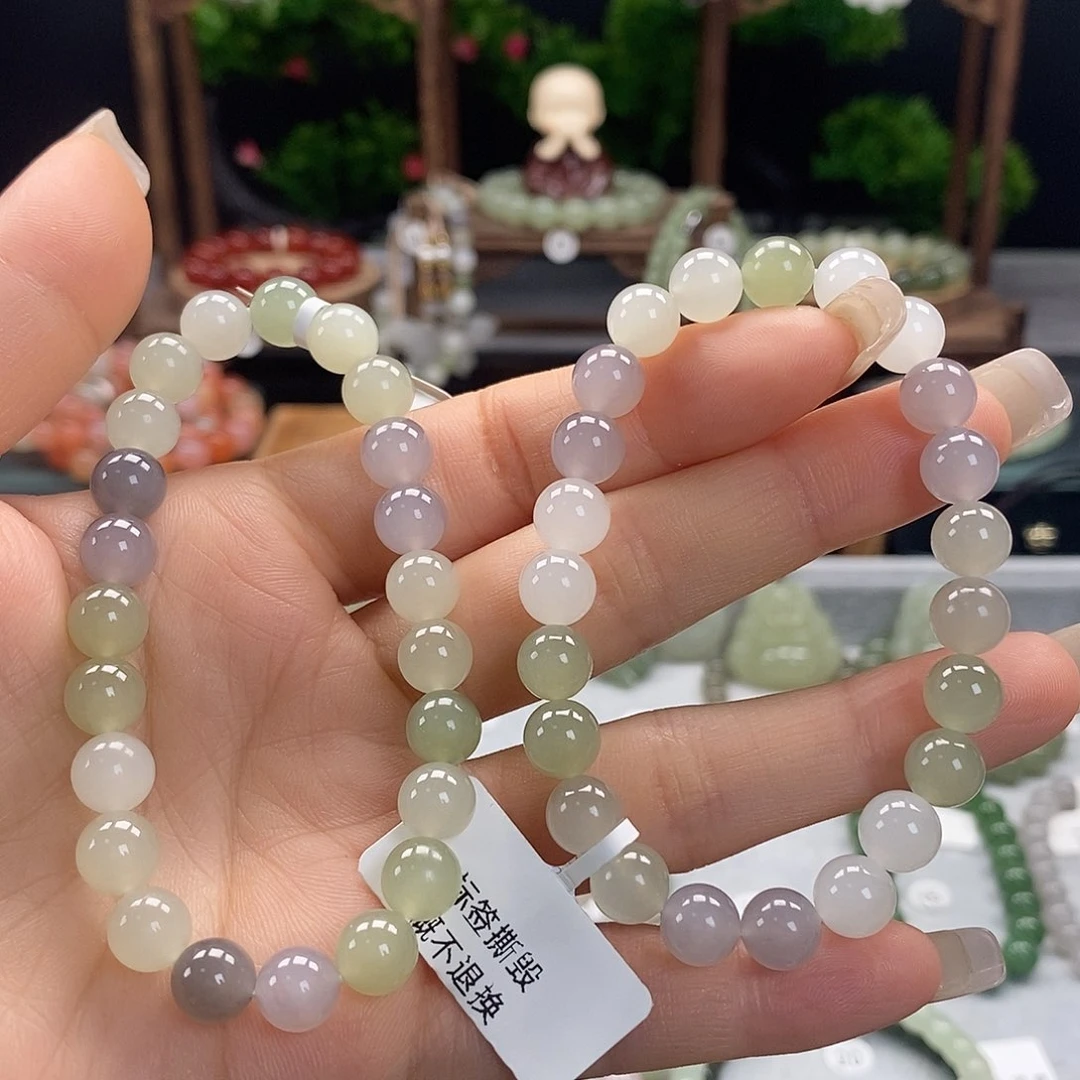 手链未镶嵌和田玉多样性发一
