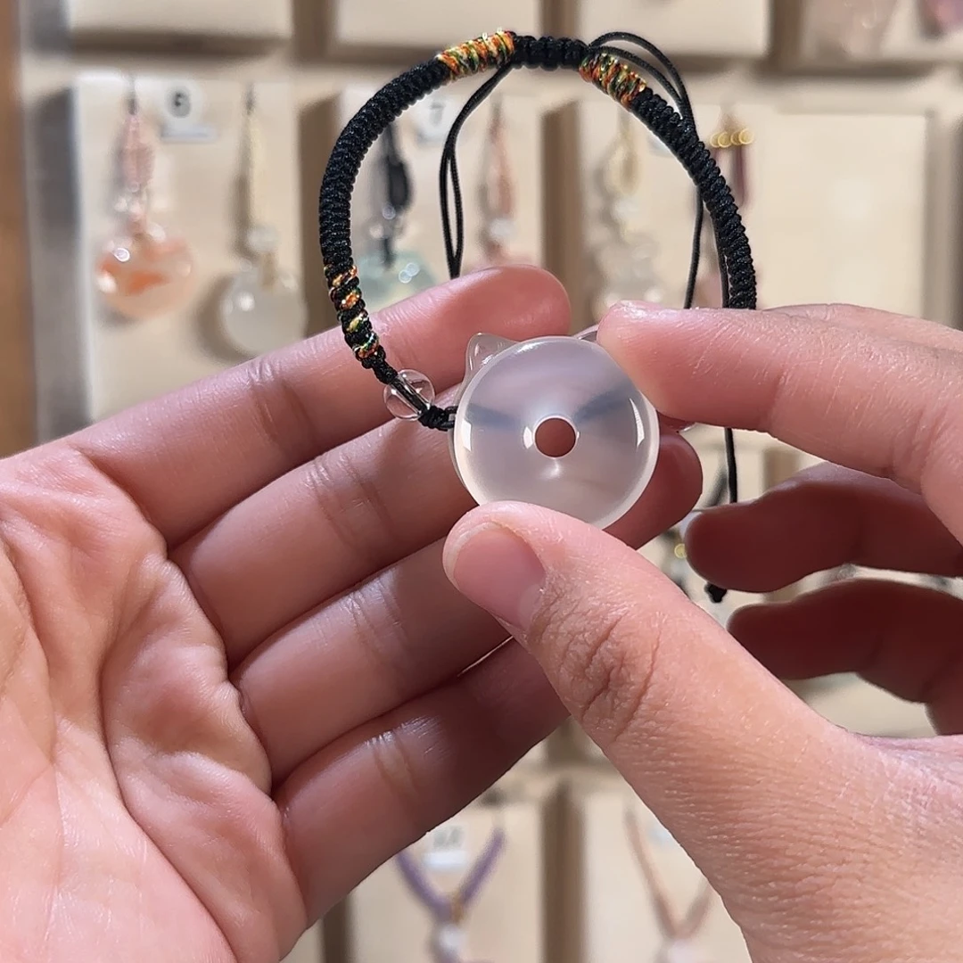 二***三玛瑙/玉髓未镶嵌颈饰