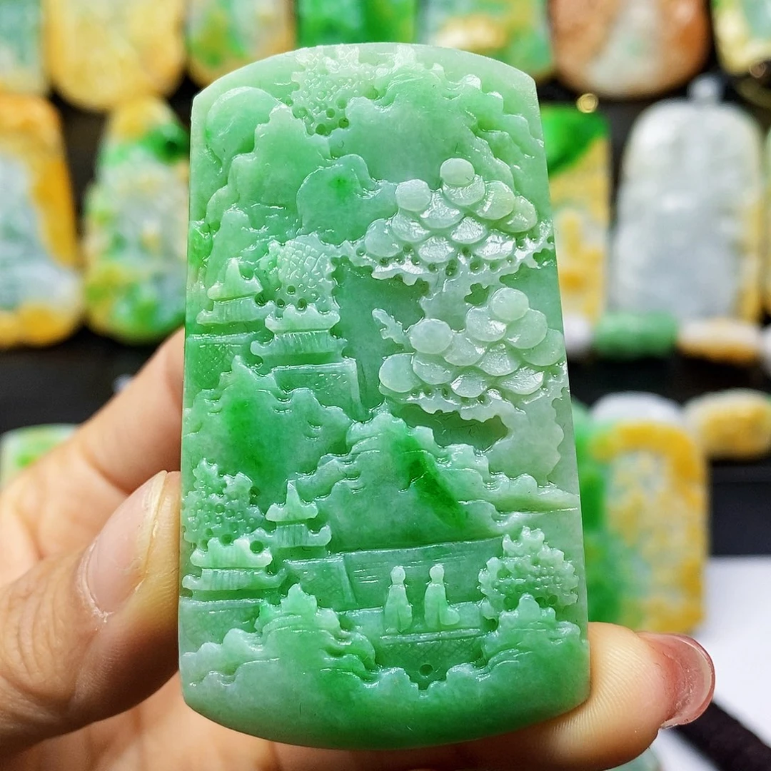 未镶嵌定制翡翠翡翠A货一物一证