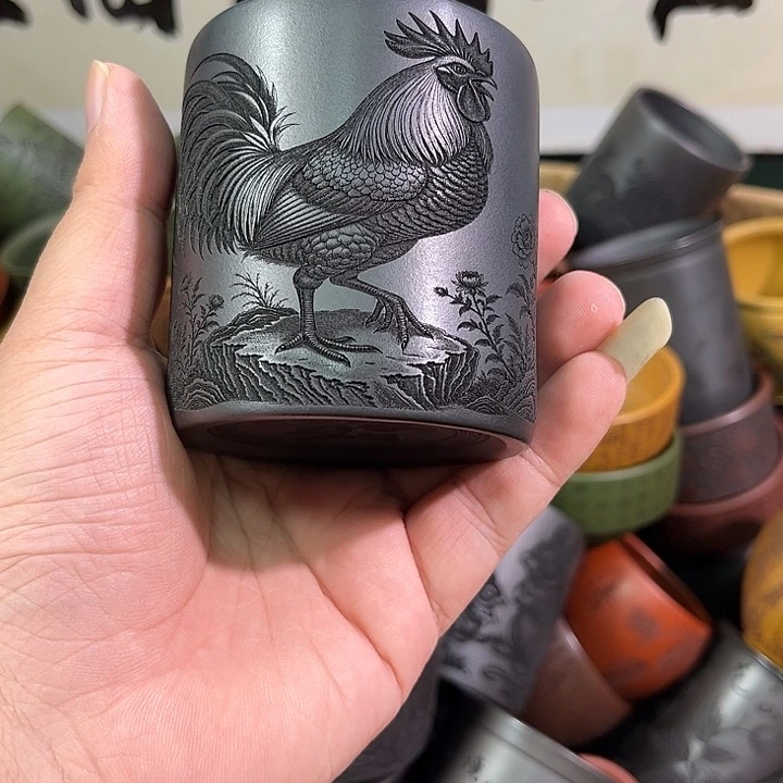 茶杯紫砂全手工紫砂主人杯