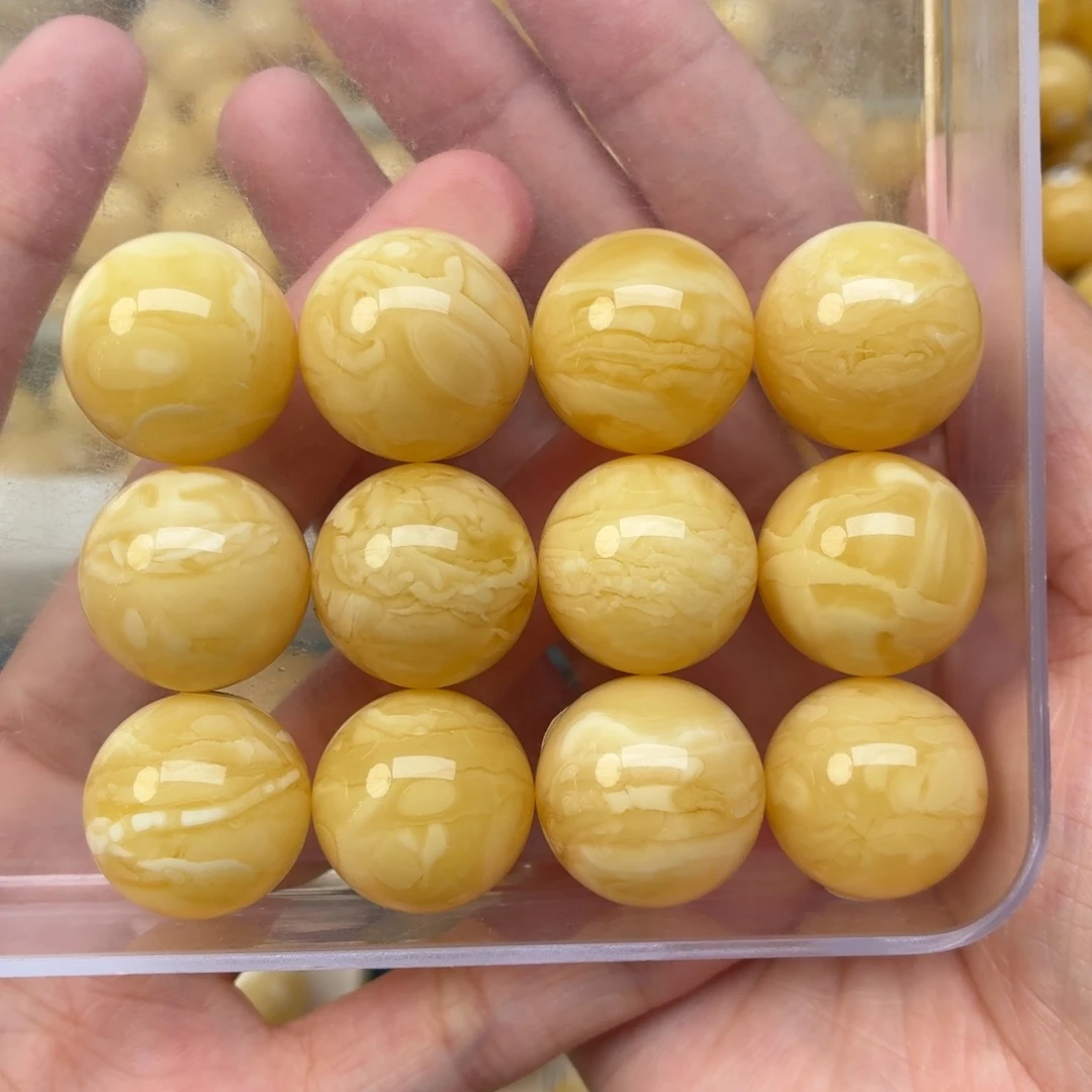 裸石蜜蜡未镶嵌19+蜜蜡手串