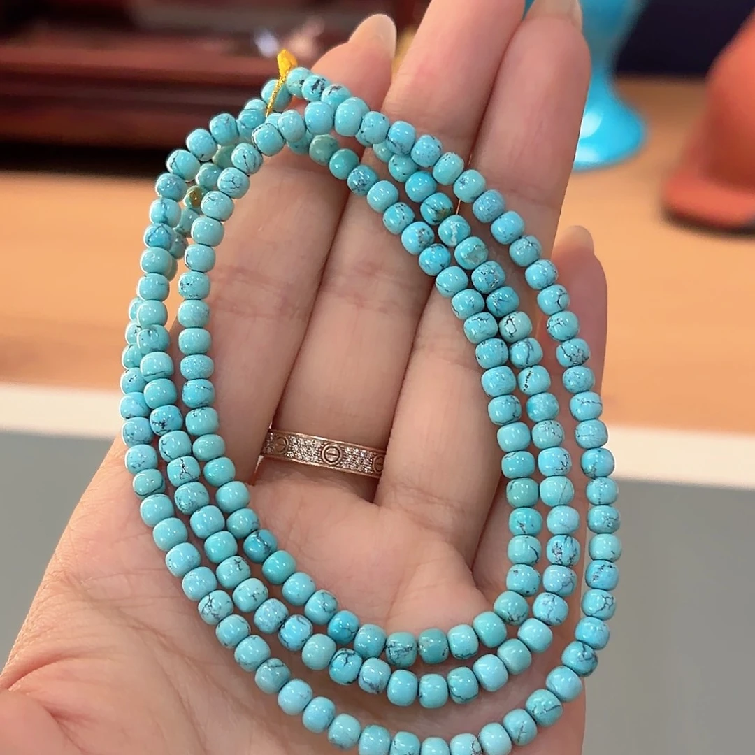 绿松石未镶嵌颈饰