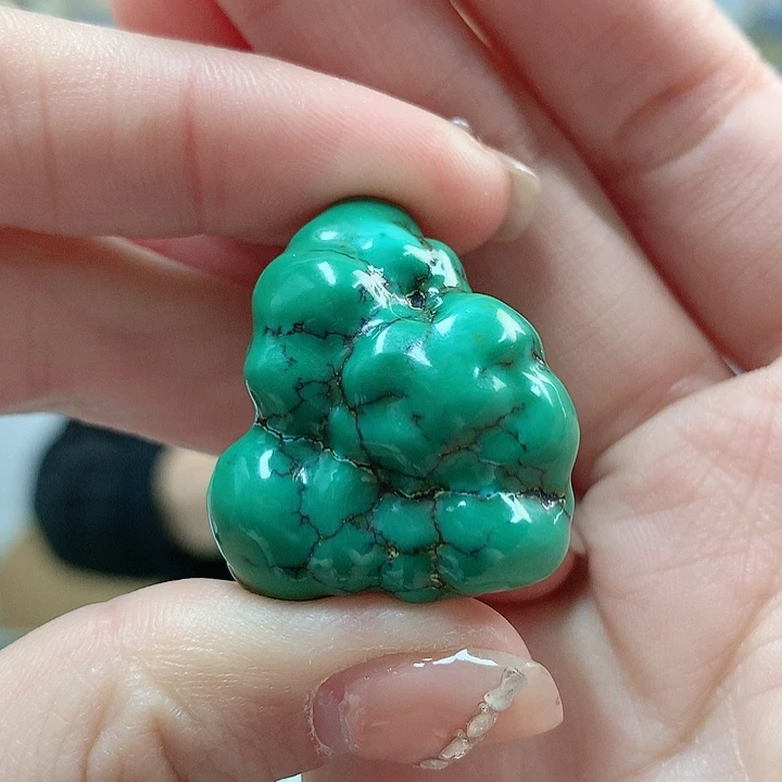 绿松石珠宝奇石未镶嵌军***?