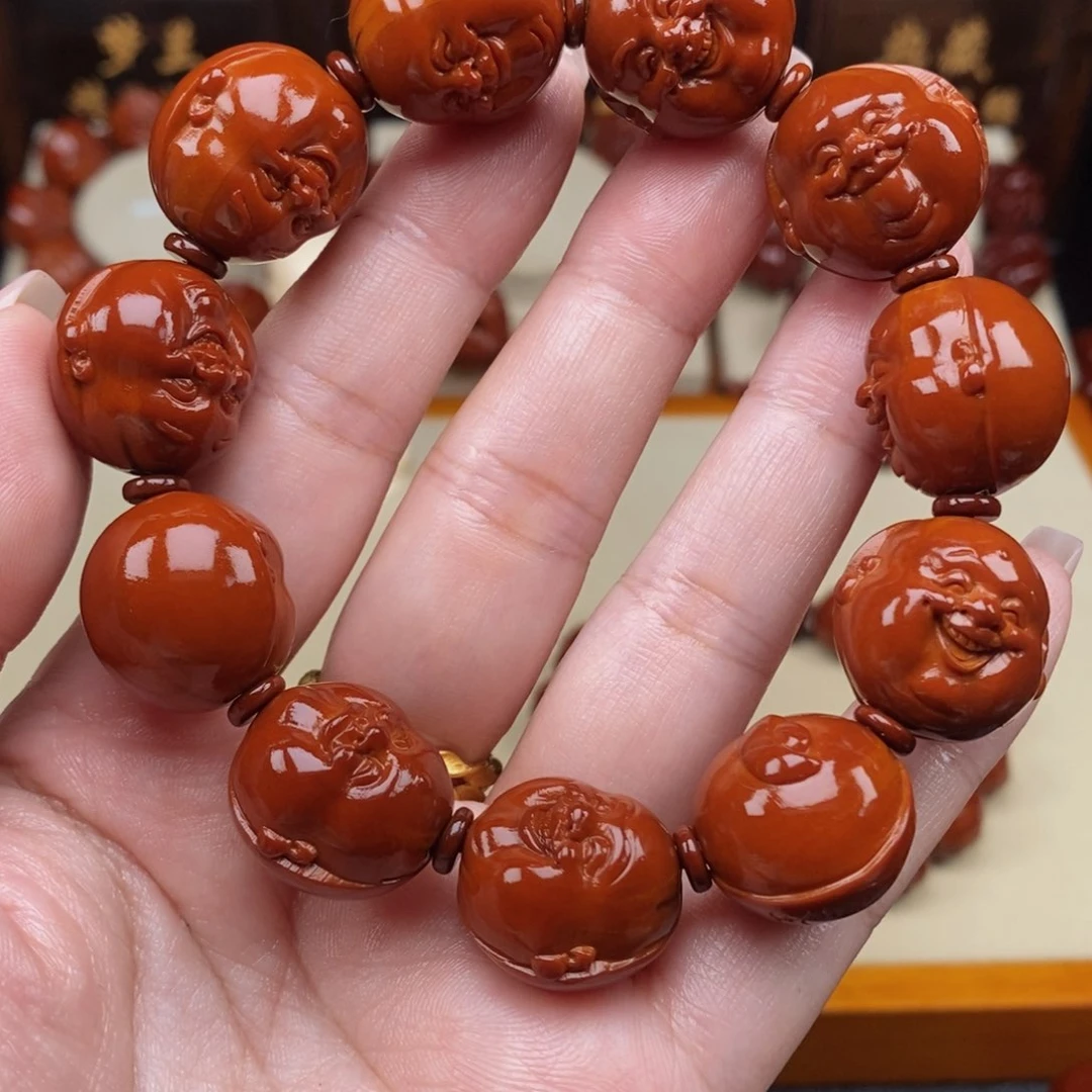 橄榄核吊坠喜*百态人生