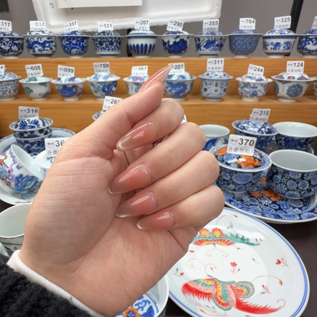 秋***刀微瑕景德镇陶瓷杯子