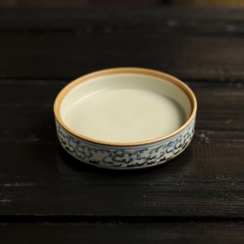 【慕白茶集】祥云壶承(无铁片),直径13.9高4（朴承瑕0069）