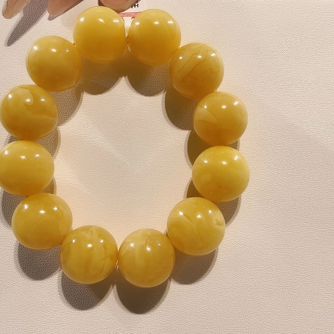 苗***苗未镶嵌蜜蜡手链素圈