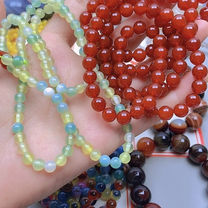 【闪购商品】玛瑙/玉髓未镶嵌珠宝半成品花*十