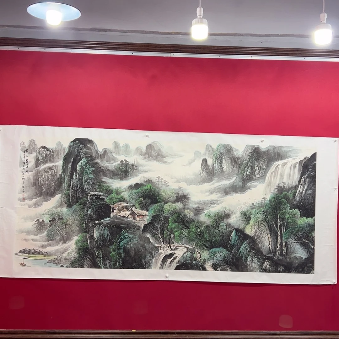 国画雷*⋄王辉小八尺作品