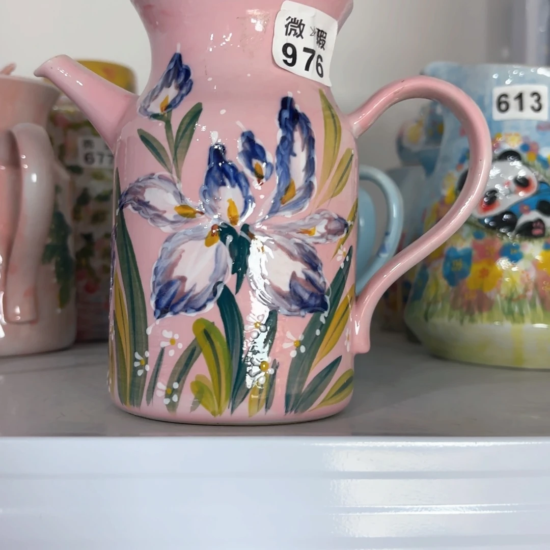 景德镇手绘高温釉下彩陶瓷茶具