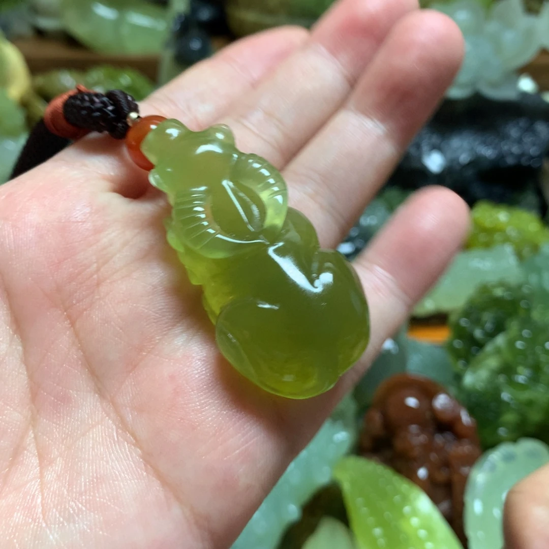 岫玉未镶嵌手把手把