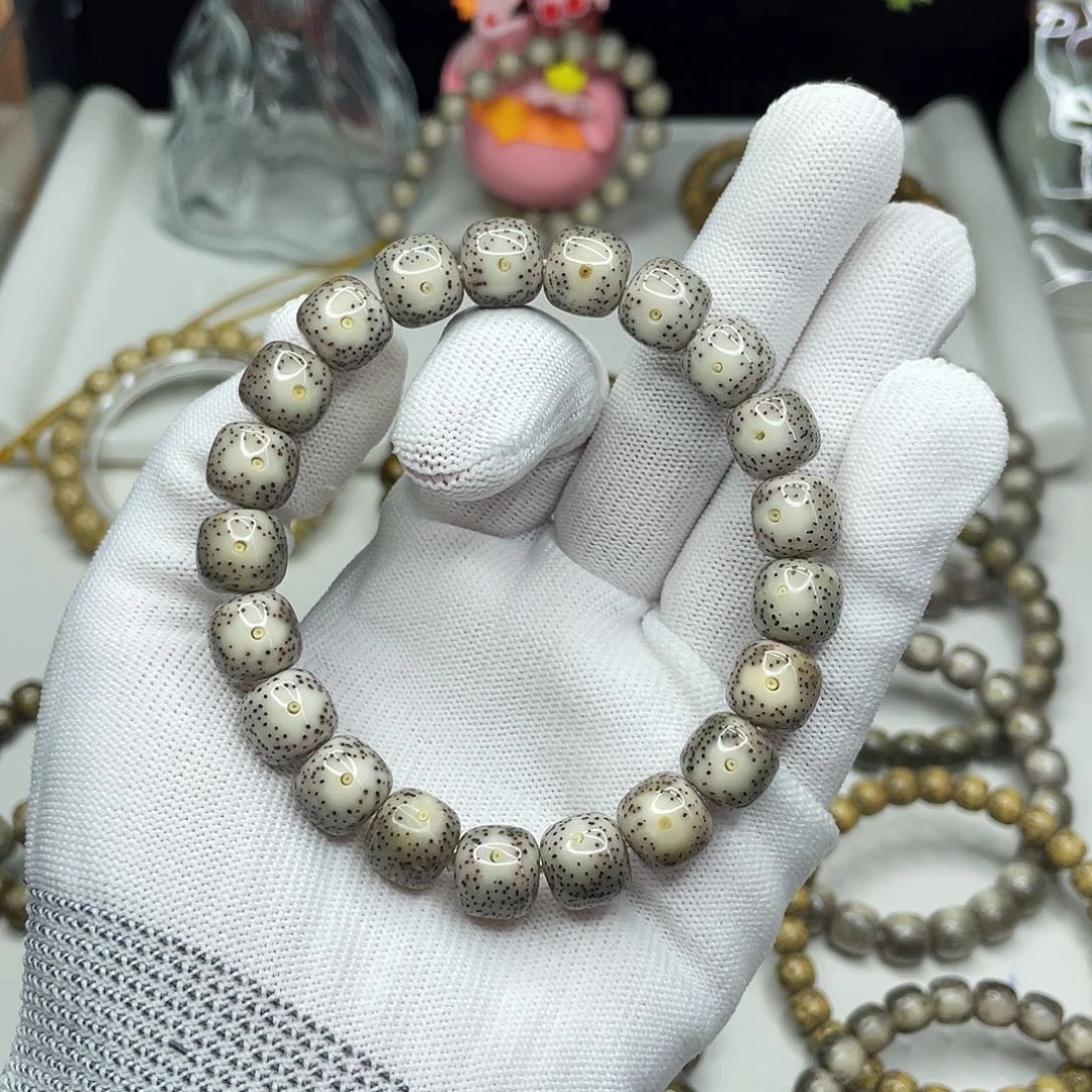 星月菩提手串11mm 灰冰大眼