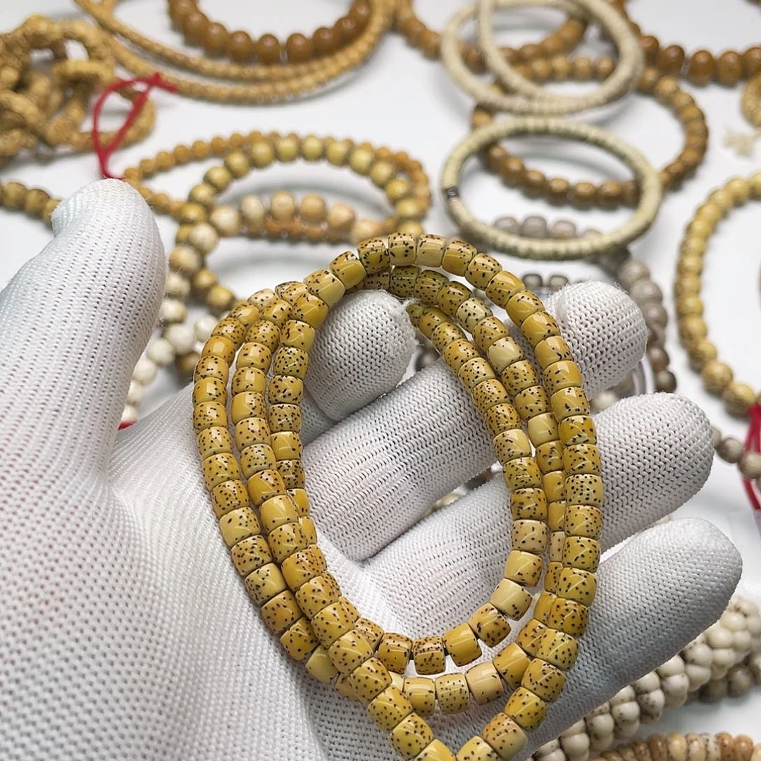 星月菩提吊坠6x5直切108