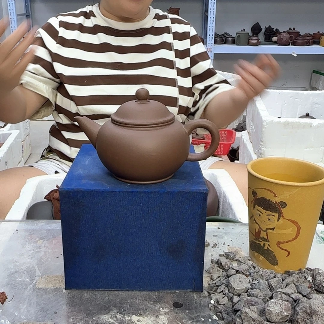 茶壶紫砂宜兴紫砂壶瑕疵处理
