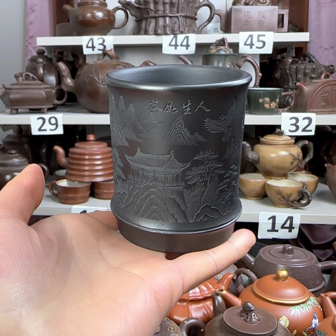紫砂茶杯紫砂茶杯