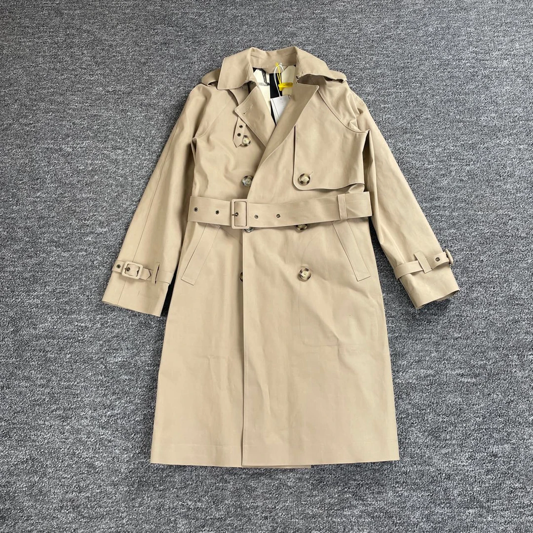 未使用 YSL/圣罗兰 5670/Stella  卡其色风衣外套/40码/全新带吊