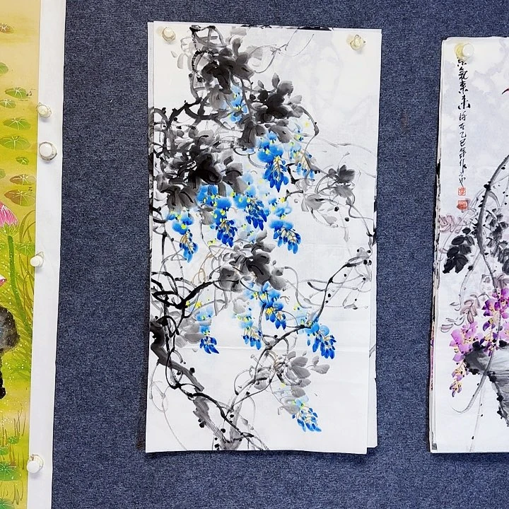 国画国画花鸟画作品