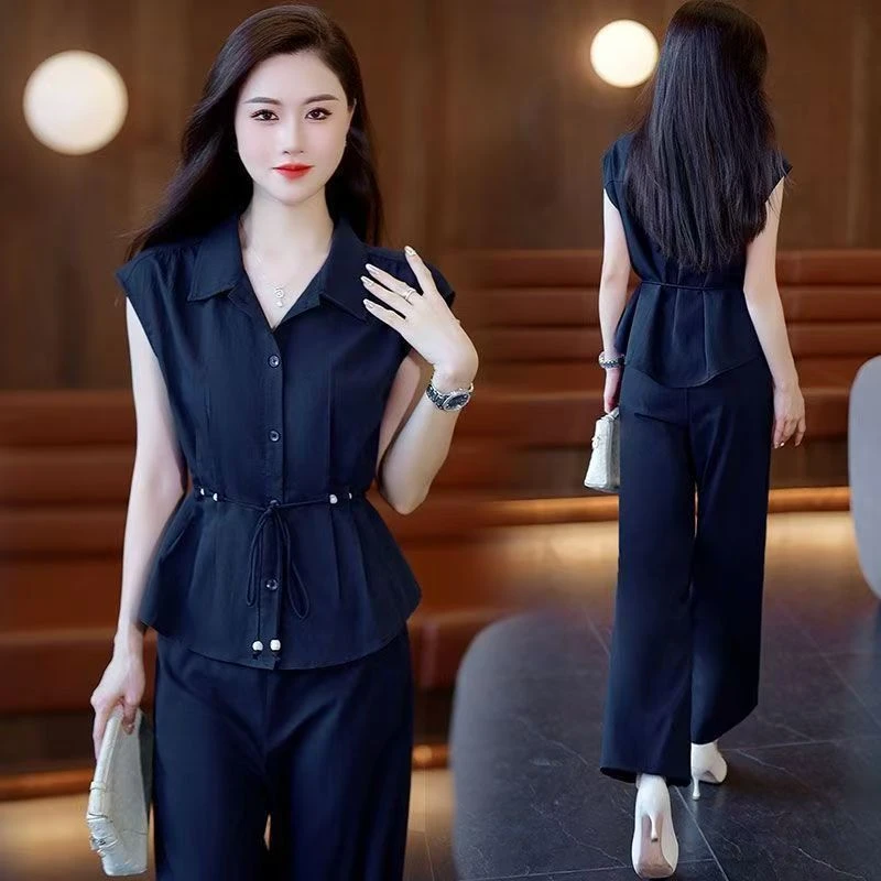 微胖mm大码女装休闲套装女夏季新款时尚显瘦洋气减龄运动服两件套