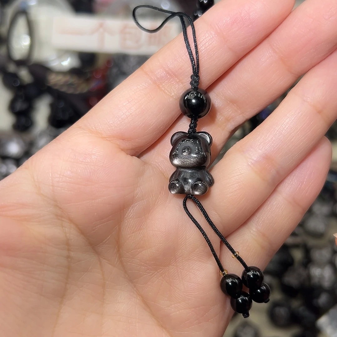 黑曜岩未镶嵌车挂