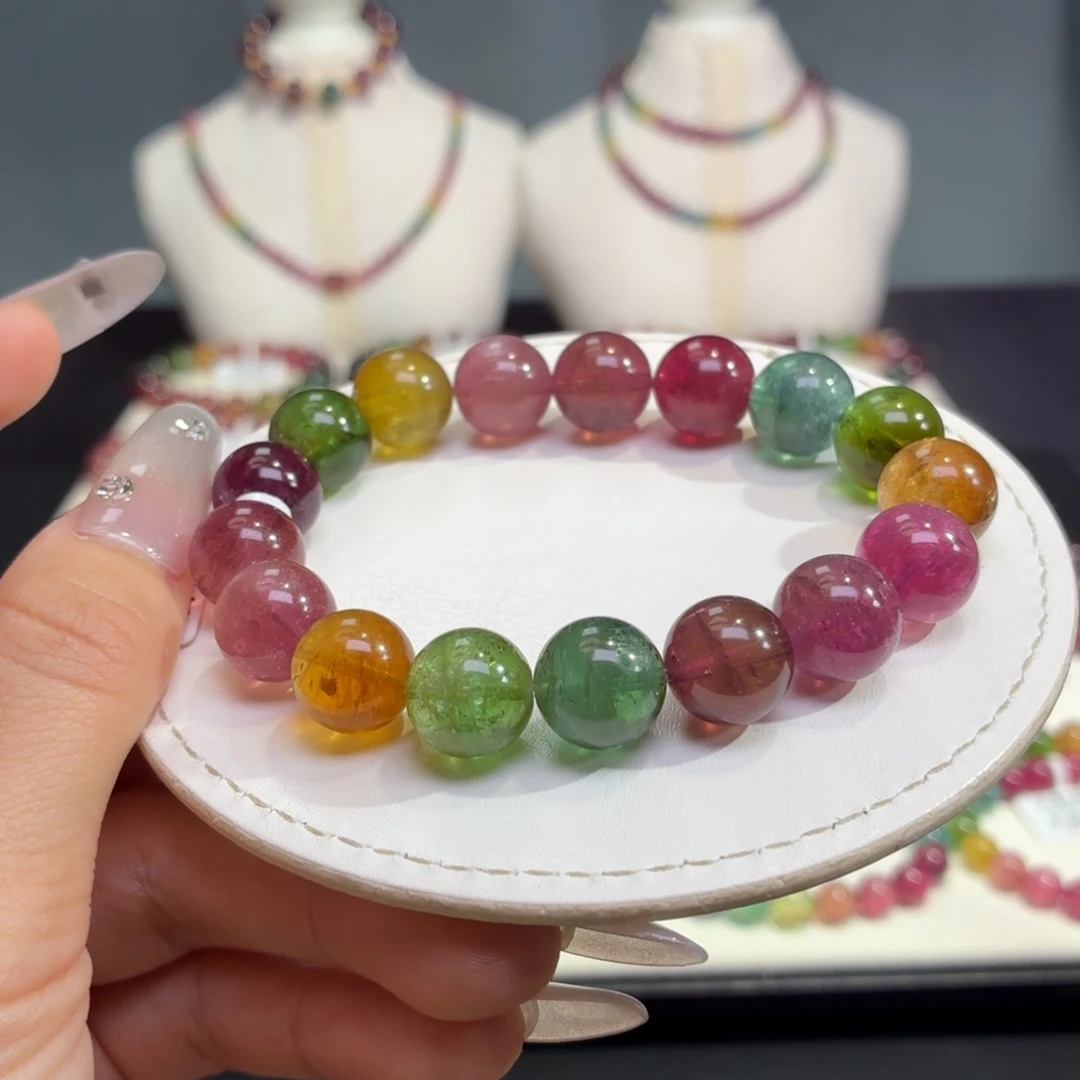 未镶嵌碧玺手链天然碧玺