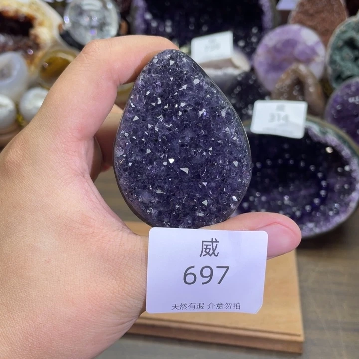 水晶未镶嵌珠宝半成品