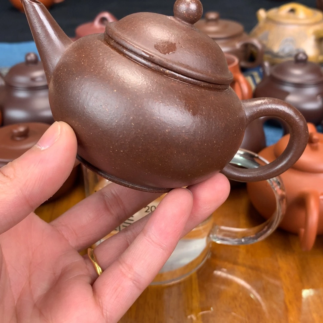 紫砂茶杯诗***华原矿紫砂