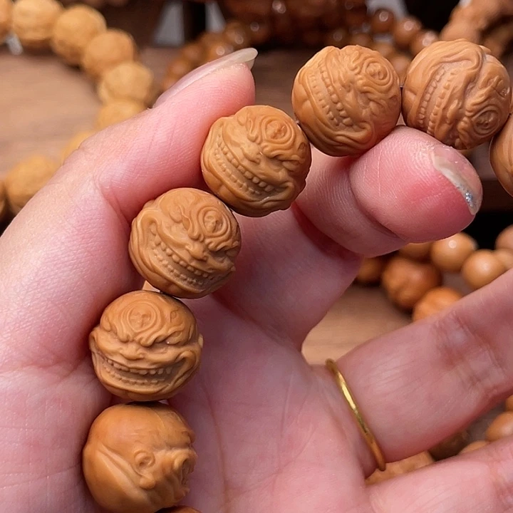 手串/手链核桃微瑕六目恶僧15mm左右