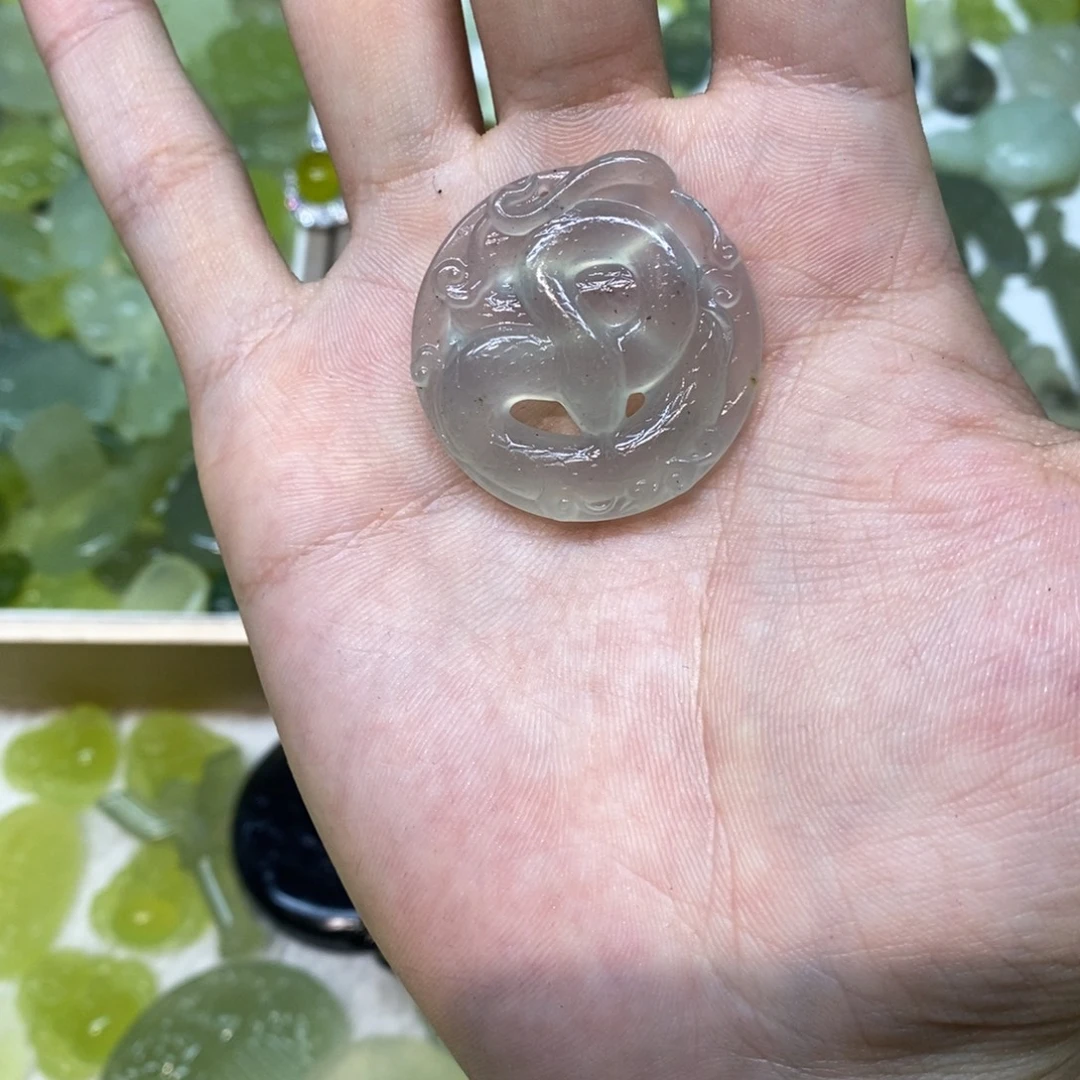 岫玉未镶嵌吊坠(不含链)