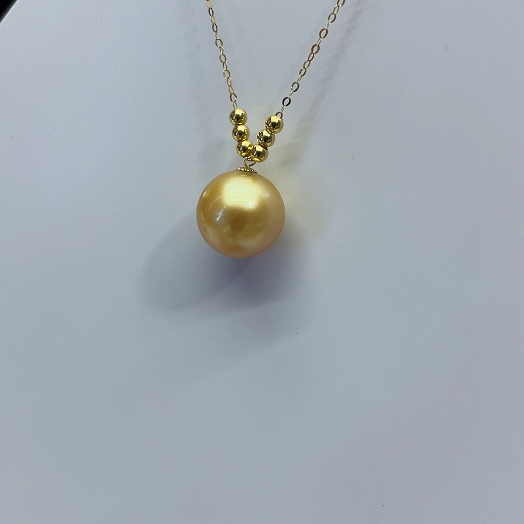 海水珍珠18K金镶嵌颈饰