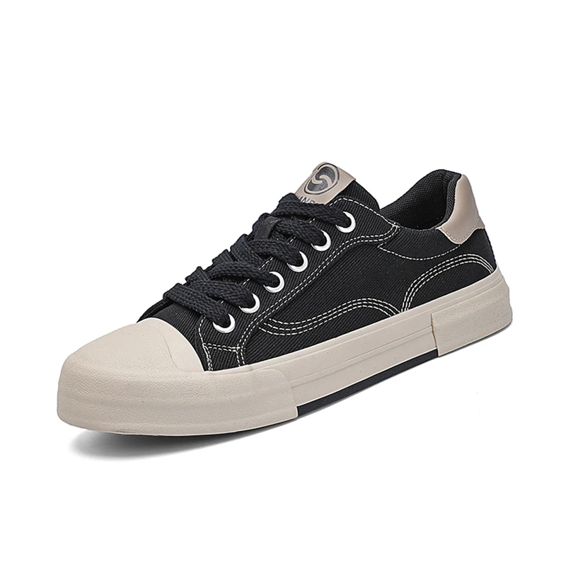 秋季新款男鞋透气运动鞋时尚低帮板鞋男士休闲鞋韩版百搭平底鞋子