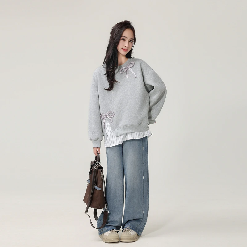 《童装品牌断码清仓直播》25761女童秋季卫衣